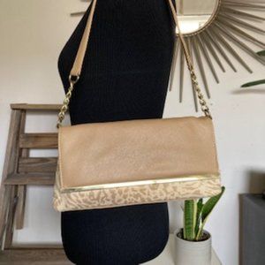 🧡 3/15 Xoxo Leopard Print Tan Bag